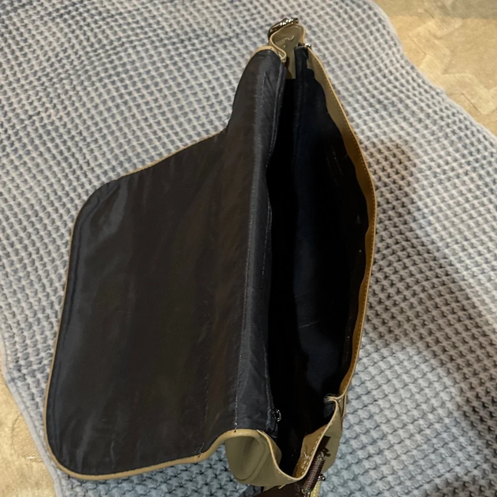 Jon Hart Tan Messenger Bag